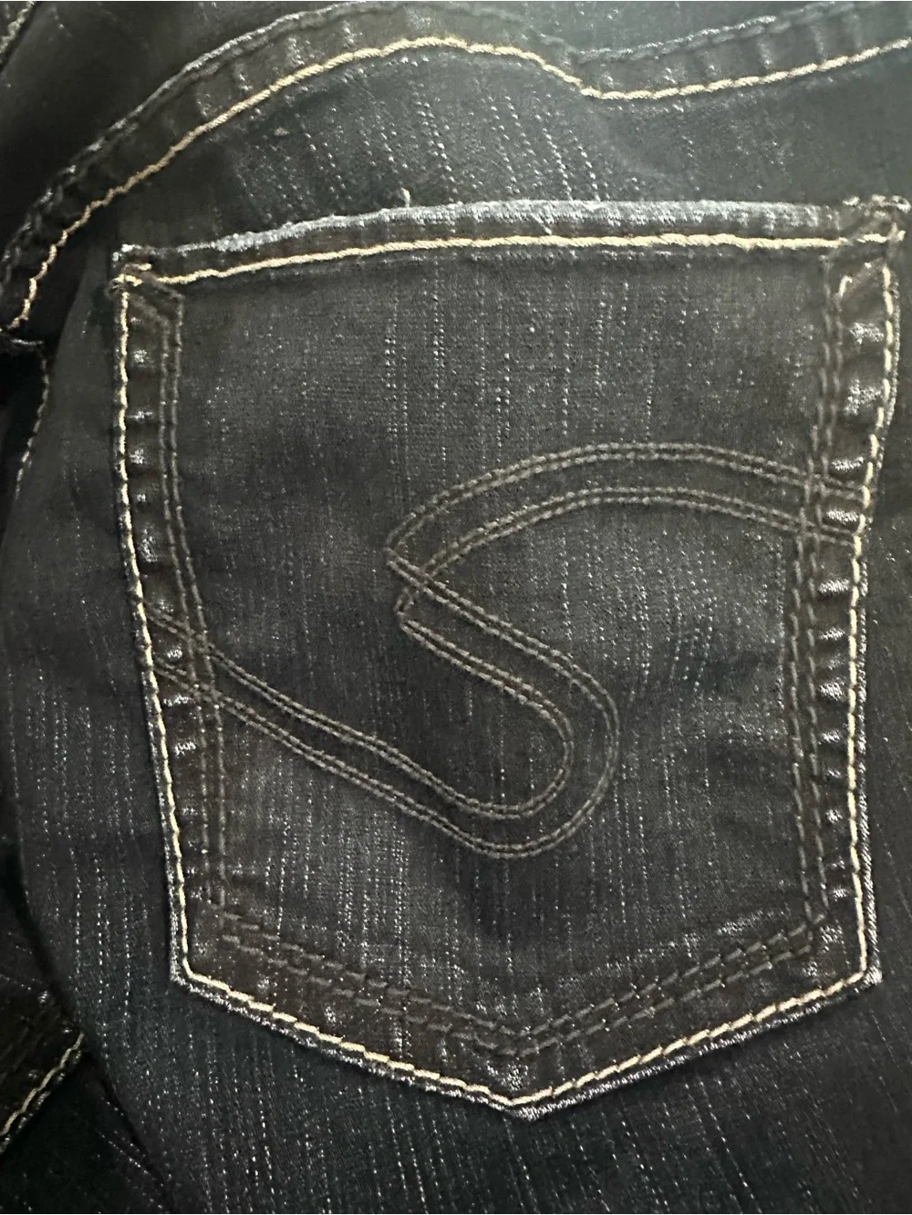 Women’s Plus Silver Stevie Denim Jeans Size 24 Length 31